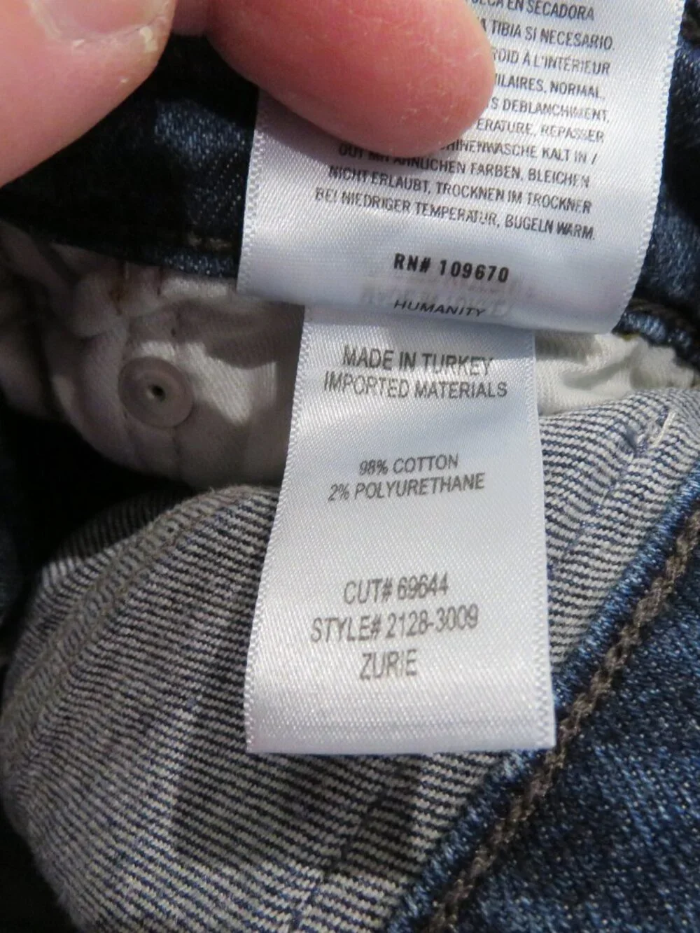 CITIZENS OF HUMANITY Zurie Straight Leg Jeans in Sutherland Wash 24 Minimalist - Picture 13 of 13